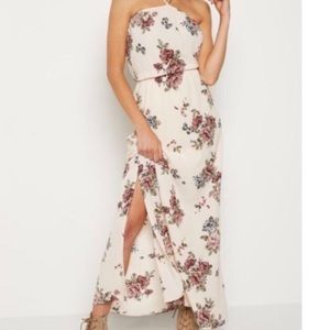 Floral Halter Maxi Dress
